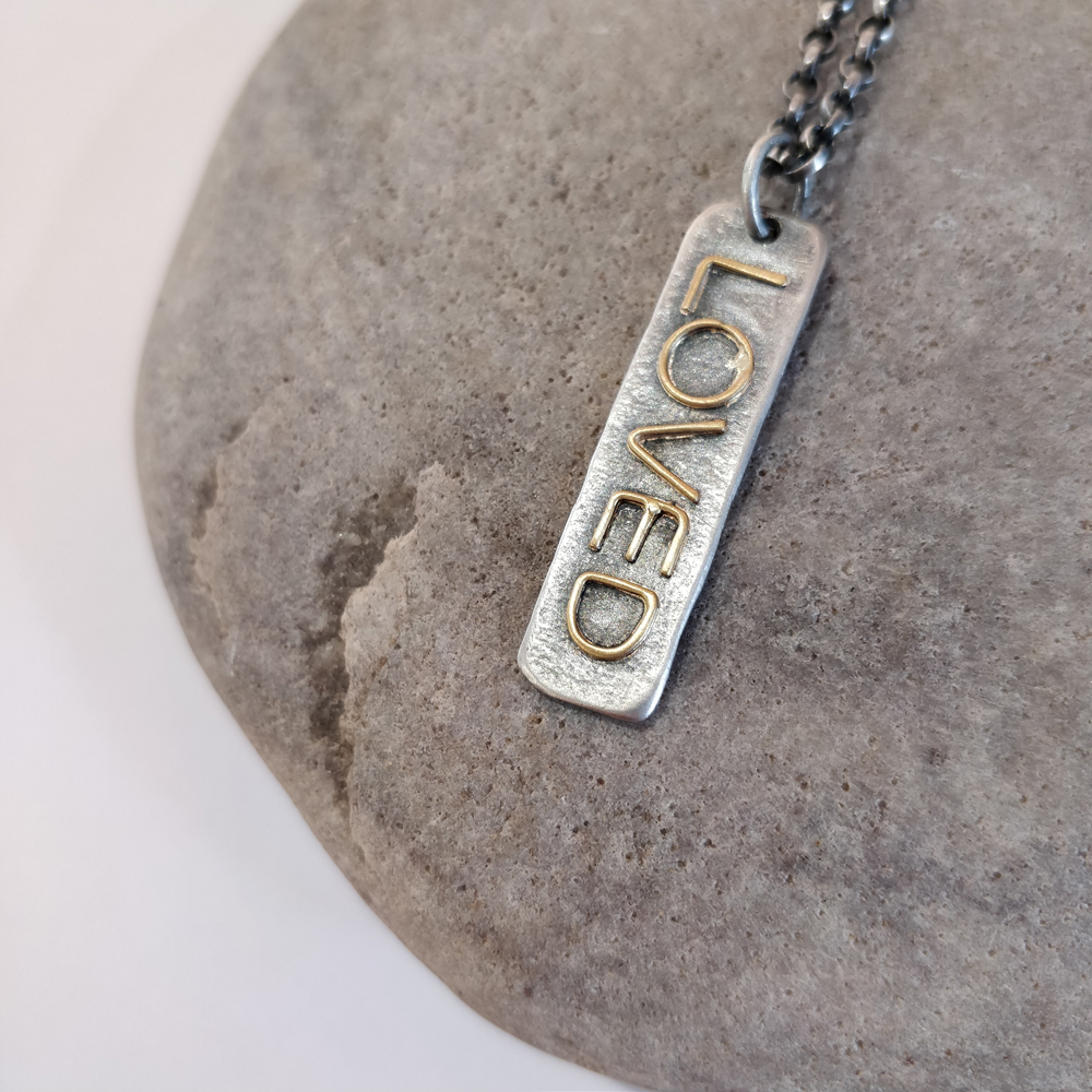 Long Loved Tag Necklace 